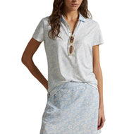 RLX RALPH LAUREN 여성 인쇄 공기 흐름 폴로 셔츠 - 콜드 스프링 플로어