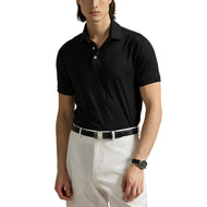 RLX RALPH LAUREN 경량 공기 흐름 저지 골프 폴로 셔츠 -Polo Black