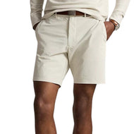 RLX Ralph Lauren 테일러드 핏 퍼포먼스 스트레치 골프 반바지 - 스톤 페블