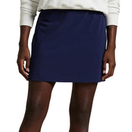 RLX RALPH LAUREN 여자 17 "AIM PLEATED BACK GOLF SKORT- 정제 된 해군