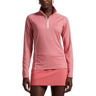 RLX RALPH LAUREN女子印刷的气流球衣紫外线1/4 ZIP-红色天空夏季星星