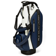 RLX Ralph Lauren Embroidered Logo Stand Golf Bag - Refined Navy/Ceramic White
