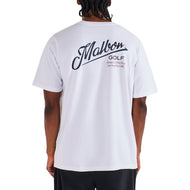 Malbon 버뮤다 맥스웰 골프 티 - 화이트