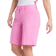 Cross Women 's Style Golf Shorts Long -Fuchsia Pink