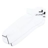 J.Lindeberg 스핀 쇼트 골프 양말 - 화이트