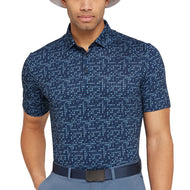 Galvin Green Marlo 통기 가능한 골프 폴로 셔츠 -Moonlight Blue/Navy