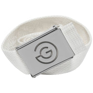 갈빈 그린 워드 벨트 - 흰색