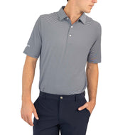 Glenmuir Torrence Micro Stripe Performance Golf Shirt -Navy/ White