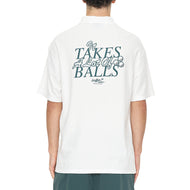 Huffer Ballsy Pique 골프 폴로 셔츠 - 분필