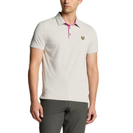 Lyle & Scott 대비 Placket Golf Polo Shirt -Pebble/Contour Pink