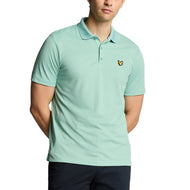 Lyle&Scott Golf Tech Polo衬衫 - 矿物质绿松石
