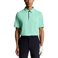 Lyle & Scott Shank 버튼 골프 폴로 셔츠 - 틴티드 아쿠아/다크 네이비
