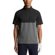 Lyle & Scott Windjammer 골프 셔츠 - 제트 블랙/화강암