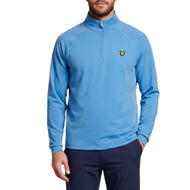 Lyle & Scott Mesh Paneled 코스 골프 미드 레이어 - 질소
