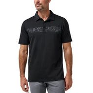 Travis Mathew 퍼포먼스 저지 플라이트 골프 폴로 셔츠 - 블랙