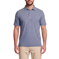 Peter Millar 男士 Wynn 高性能高尔夫 Polo 衫 - 海军蓝
