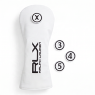 RLX 랄프 로렌 자수 페어웨이 헤드 커버 - 화이트
