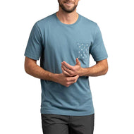 Travis Mathew Aloe Vera Golf Tee -Heather Aegean