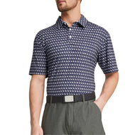 푸마 매트 플라밍고 골프 폴로 셔츠 - 네이비 블레이저/밝은 화이트