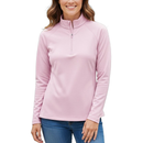 Peter Millar Women&#39;s Sugar Stripe Perth 1/4 Midlayer - Palmer Pink