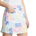 RLX RALPH LAUREN 여성 인쇄 AIM Skort- 패치 워크