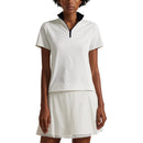 RLX Ralph Lauren Women&#39;s Paneled 1/4 Zip Golf Shirt - Ceramic White