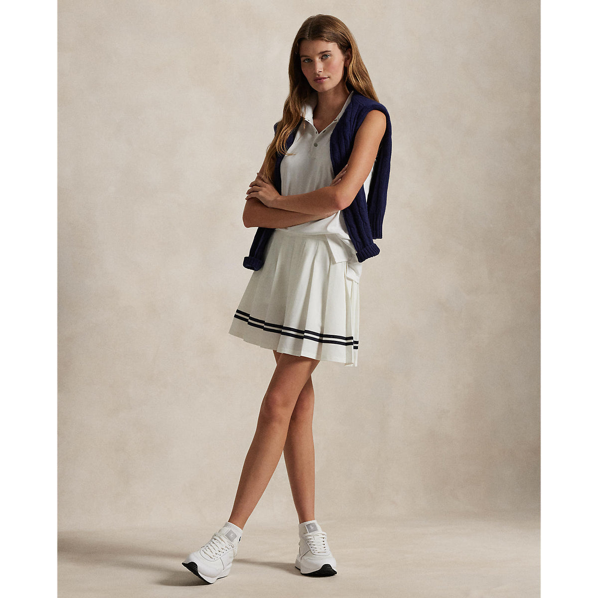 RLX RALPH LAUREN SEEVENSER TOUR 퍼포먼스 폴로 셔츠 - 화이트