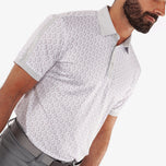 Galvin Green Maxwell Golf Shirt - Cool Grey/White
