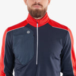 Galvin Green Dave 단열 1/4 Zip Mid -Layer- 해군/빨간색