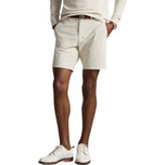 RLX Ralph Lauren 테일러드 핏 퍼포먼스 스트레치 골프 반바지 - 스톤 페블