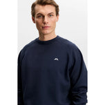 J.Lindeberg Finn 골프 크루넥 - JL 네이비