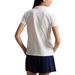 RLX拉尔夫·劳伦（Ralph Lauren）女子旅行表演高尔夫衬衫 - 陶瓷白色