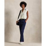 RLX RALPH LAUREN 여성 이중 니트 골프 바지 - 정제 된 해군