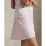 RLX RALPH LAUREN 여자 17 "AIM PLEATED BACK GOLF SKORT -GARDEN PINK GINGHAM