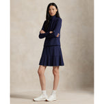 RLX RALPH LAUREN 여성의 하프 ZIP 연간 풀오버 - 정제 된 해군