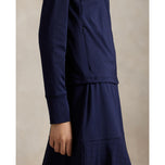 RLX RALPH LAUREN 여성의 하프 ZIP 연간 풀오버 - 정제 된 해군