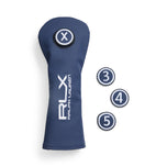 RLX Ralph Lauren 자수 하이브리드 헤드 커버 - 해군