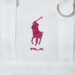rlx ralph lauren 여자의 큰 조랑말 카트 백 - 세라믹 화이트