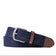 RLX Ralph Lauren Leather Trim Webbed Golf Belt - Newport Navy