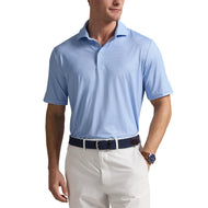 RLX Ralph Lauren Printed Lightweight Airflow Golf Polo Shirt - Office Blue Divot Dot