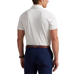 RLX Ralph Lauren Tailored Fit Polo Bear Pique Golf Polo Shirt - Ceramic White