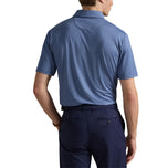 RLX RALPH LAUREN 프린트 가벼운 공기 흐름 골프 폴로 셔츠 - 오래된 왕립 꽃잎