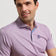 Peter Millar Verse Performance Mesh Golf Polo - Windy Blue/Melrose Pink