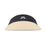 J.Lindeberg 여성용 Ada 와이드 골프 바이저 - 블랙