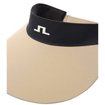 J.Lindeberg 여성용 Ada 와이드 골프 바이저 - 블랙