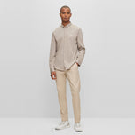 Boss Phoenix常规高尔夫裤子 - 中等米色