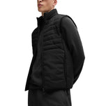 보스 Thor Water Repellent 패딩 골프 조끼 - 검은 색