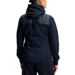 J.Lindeberg 여성용 홀마 퀼트 하이브리드 골프 조끼 - JL 네이비