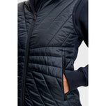 J.Lindeberg 여성용 홀마 퀼트 하이브리드 골프 조끼 - JL 네이비