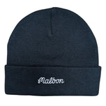 Malbon Script Beanie - Black